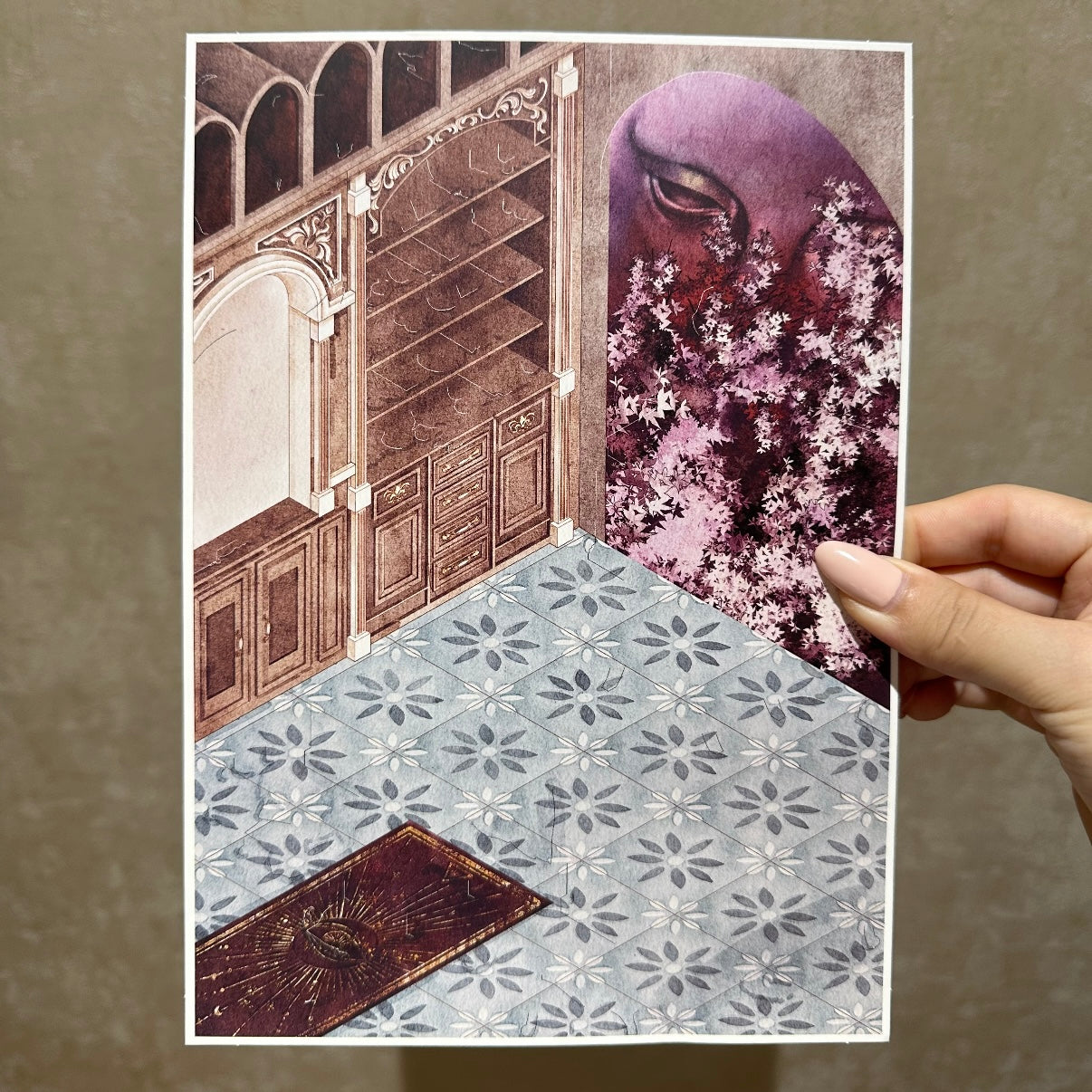 paper tiptoes amber heart diy collage scene sticker kit for journaling paint by sticker dark academia alchemist study