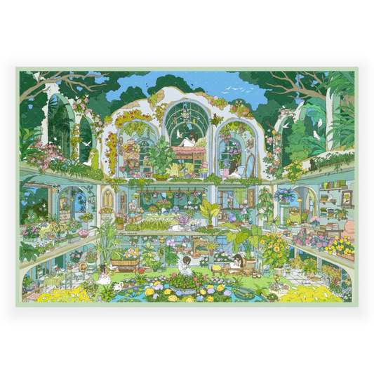 "Botanical Haven Rebirth" DIY Collage Scene Sticker Kit (345x240mm)