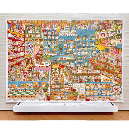 "Coco Stationery Shop" DIY Collage Scene Sticker Kit (297x210mm)