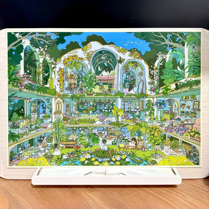 "Botanical Haven Rebirth" DIY Collage Scene Sticker Kit (345x240mm)