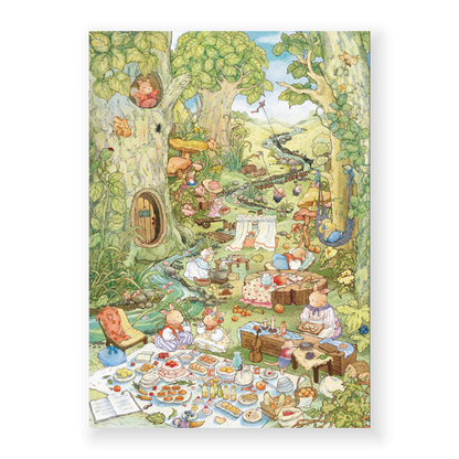 paper tiptoes forest picnic time diy collage scene sticker kit for journaling paint by sticker 