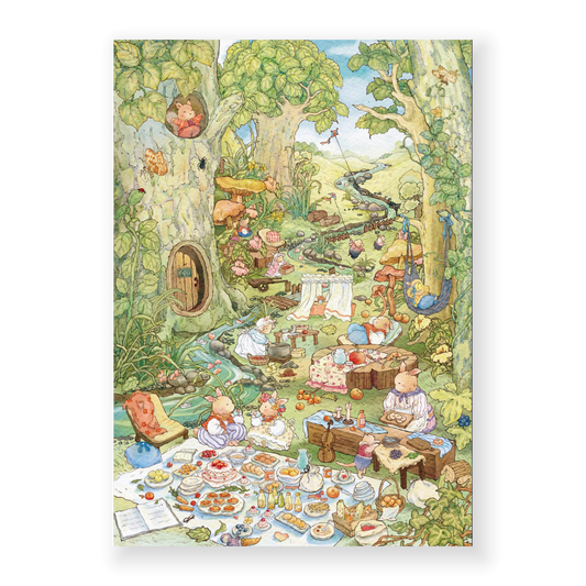 paper tiptoes forest picnic time diy collage scene sticker kit for journaling paint by sticker 