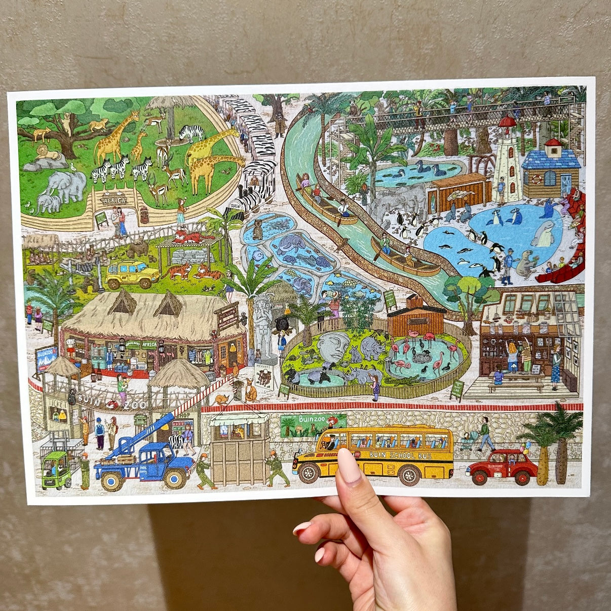 paper tiptoes escape to buin diy collage scene sticker kit for journaling paint by sticker