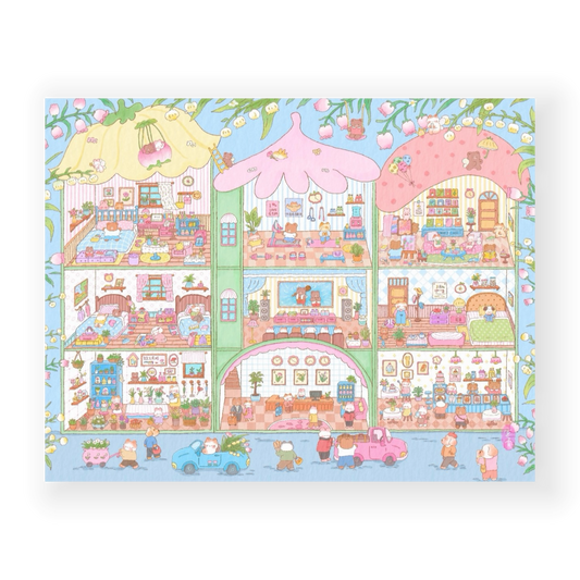 paper tiptoes lily valley castle diy collage scene sticker kit for journaling paint by sticker
