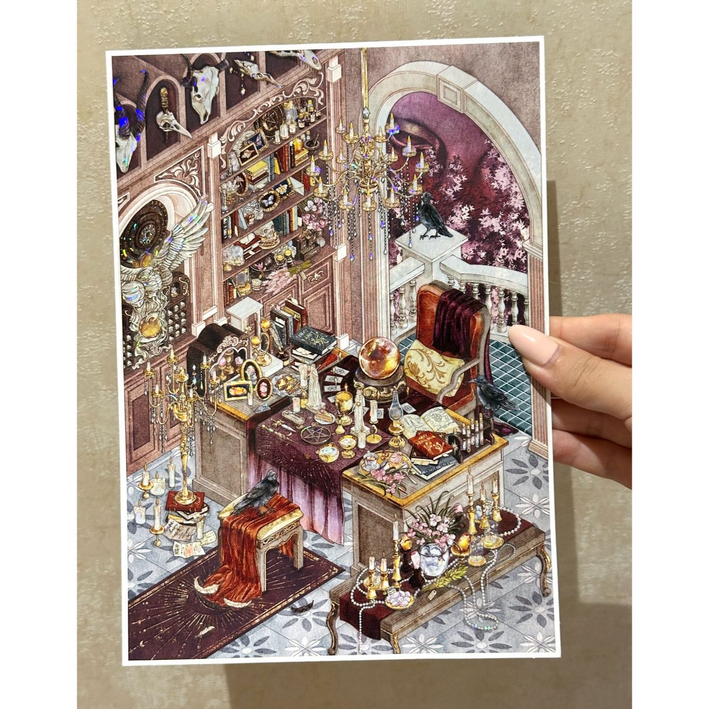 paper tiptoes amber heart diy collage scene sticker kit for journaling paint by sticker dark academia alchemist study