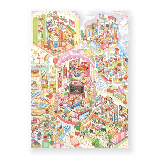 paper tiptoes sweetheart cottage diy collage scene sticker kit for journaling paint by sticker
