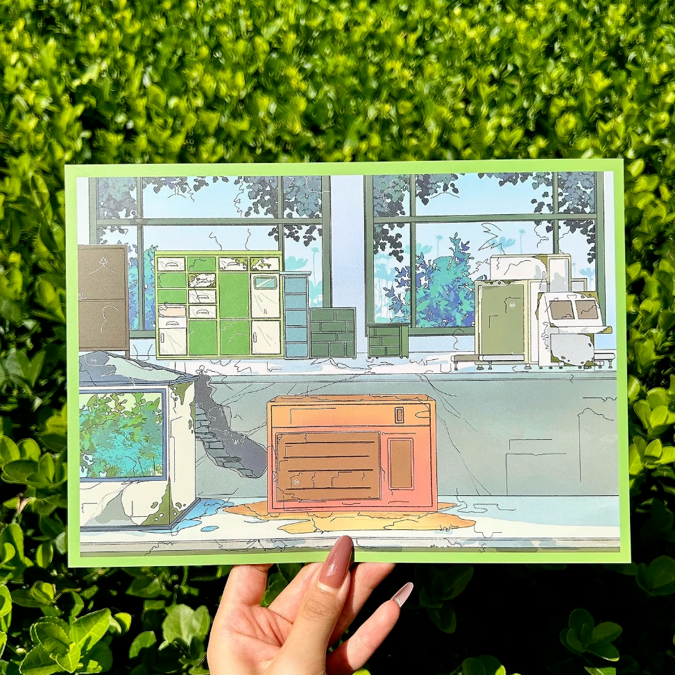 paper tiptoes canopy station cozy forest greenhouse scene stickers for puzzle painting journaling craft kit