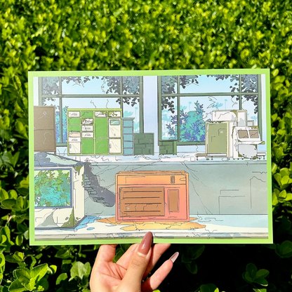 paper tiptoes canopy station cozy forest greenhouse scene stickers for puzzle painting journaling craft kit