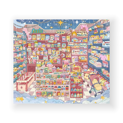 paper tiptoes pastel lullaby cute nursery store scenery collage sticker sheets paper crafts