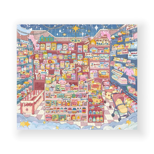 paper tiptoes pastel lullaby cute nursery store scenery collage sticker sheets paper crafts
