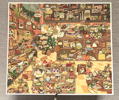 paper tiptoes sweet aroma bakery cozy warm bread house paint by sticker kit scenery collage stickers