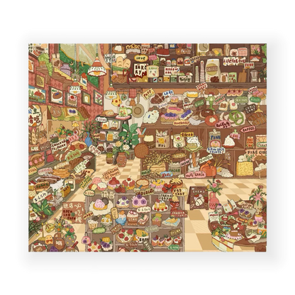 paper tiptoes sweet aroma bakery cozy warm bread house paint by sticker kit scenery collage stickers