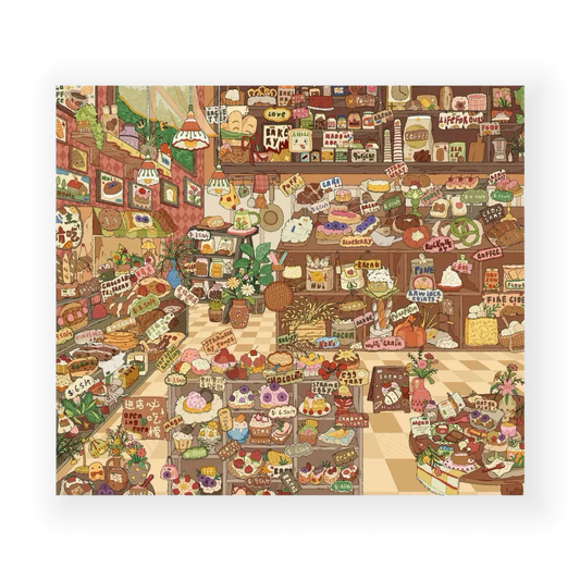 paper tiptoes sweet aroma bakery cozy warm bread house paint by sticker kit scenery collage stickers