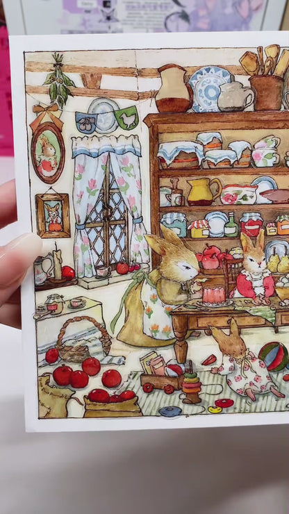 "Harvest Town Diaries" DIY Collage Scene Sticker Kit (4-in-1 Value Pack)